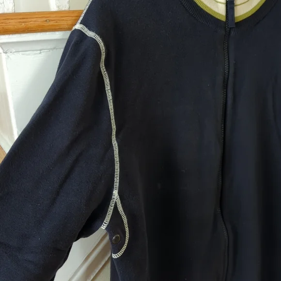 Banana Republic navy blue zipup jacket size XL - Picture 2 of 13